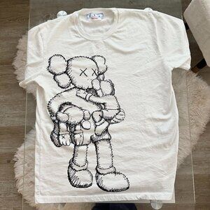kaws and Off white Collab Mens Tshirt